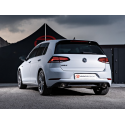 Silencieux arrière en inox sortie ronde Volkswagen Golf Mk7.5 / 1.0TSI (81kW) 2017 - 2018