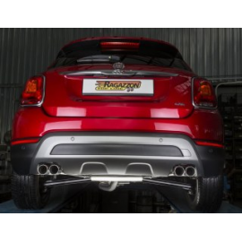 Pot d'échappement arrière en inox Fiat  500X (typ334) 1.3GSE (110kW) 2018 - Aujourd’hui