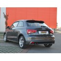 Silencieux arrière en inox 2 sorties rondes 80mm Audi A1 1.4TSI (136KW) 2010 - 2014