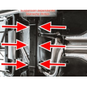 Tube arrière groupe n duplex en inox Volkswagen Golf Mk8 1.5TSI - 1.5eTSI (110kW - NO Multilink) 12/2019 - Aujourd’hui