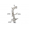 Tube suppression catalyseur + tube suppression  filtre à particules Alfa Romeo 159 2.0JTDm (100kW) + Sportwagon 2010 - 2013