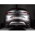 Silencieux arrière duplex en inox Alfa Romeo Stelvio(949) 2.0 Turbo Q4 (184kW) 2021 - Aujourd'hui