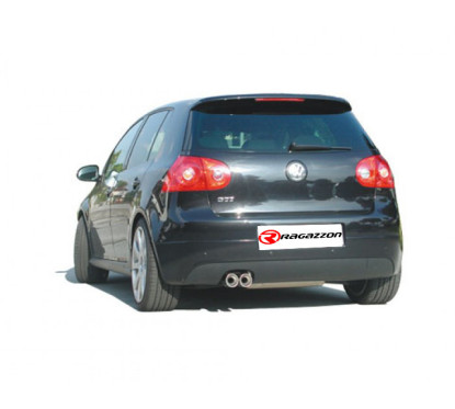 Silencieux arrière en  Inox VOLKSWAGEN GOLF V 2.0 TURBO FSI GTI (147/169KW) 11/2003 - 2008