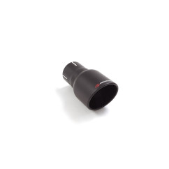 Sortie d’échappement ronde  sport line black 90 mm diamètre intérieur 60,5 mm