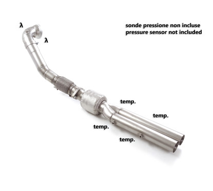 Tube suppression catalyseur Inox Audi / RS3 (typ 8Y - GY) Sportback 2.5TFSI Quattro (294kW) 2021- Aujourd'hui