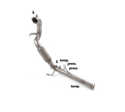 Tube suppression catalyseur avec filtre à particules Cupra leon (kl) 2020 1.4 e-hybrid (110kw) 2021 - Aujourd'hui