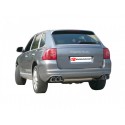 Silencieux arriere Ragazzon duplex inox PORSCHE CAYENNE S 4.5I (250KW) 2003 - 01/2007