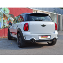 Silencieux arrière duplex 1 sortie ronde Sport Line 90mm MINI COUNTRYMAN R60 1.6 COOPER D (82KW) 2011 - AUJOURD'HUI