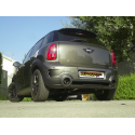 Silencieux duplex en inox 1 sortie ronde Sport Line MINI COUNTRYMAN R60 ALL4 1.6 COOPER D (82KW) 2011 - AUJOURD'HUI