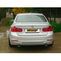 Silencieux arrière duplex  en inox BMW Série 3 F30(SEDAN) 318D - 318D XDRIVE (105KW) 02/2012 - 2015