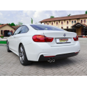 Échappement arrière BMW Série 4 F32(COUPÉ) 420D - 420D XDRIVE (135KW) 2013 - 2015 sorties ronde 70mm