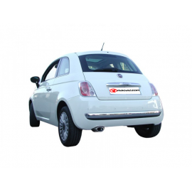 Pot d'échappement arrière en inox Fiat 500(Typ 312) 1.3 MJET (55KW) 02/2007 - 2010