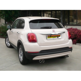 Silencieux arrière duplex en inox Fiat 500X (typ334) 1.4 Multiair (103kW) 2015 - 2018