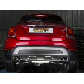 Échappement arrière duplex en inox Fiat 500X (typ334) 1.4 Multiair (103kW) 2015 - 2018