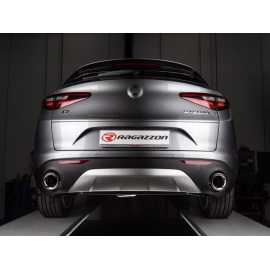 Pot d'Échappement arriere Inox Alfa Romeo Stelvio 2.0 Turbo Q4 (206kW) 2017 - Aujourd'hui