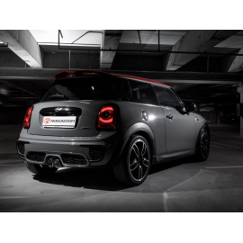 Silencieux arrière en inox sorties Carbon Shot MINI F56 JCW 2.0 (170KW) 2014 - Aujourd'hui