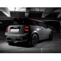 Silencieux arrière Ragazzon en inox sorties Carbon Shot MINI F56 JCW 2.0 (170KW) 2014 - 2018