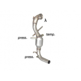 Catalyseur group n + tube remplacement filtre à particules Fiat Qubo 1.3 MJET (70KW) 2010 - Aujourd'hui