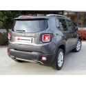 Silencieux arrière duplex en inox Jeep Renegade 1.4 Multiair (103kW) 2014 - Aujourd'hui