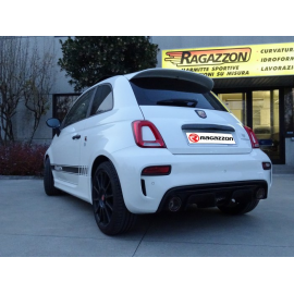 Tube arrière GROUPE N inox duplex ABARTH 595 1.4TJET (107KW) 2016 - Aujourd'hui