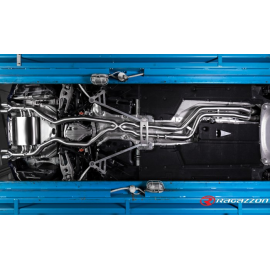 Tube intermédiaire + Silencieux arrière avec valves Bmw M4 F80(Sedan) 3.0 V6 (317kW) 2014 - Aujourd'hui