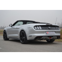 Silencieux arrière duplex Groupe N en inox Ford Mustang 6 Cabrio 2.3I Ecoboost (233KW) 2015 - Aujourd'hui