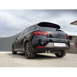 Pot d'échappement arrière en inox Seat Leon MK3 1.5TSI FR (96 / 110KW) 09/2018 - Aujourd'hui