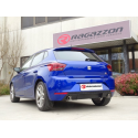 Silencieux d'échappement arrière duplex en inox Seat Ibiza MK5 (6F) 1.0TSI (85KW) FR 2019 - Aujourd'hui